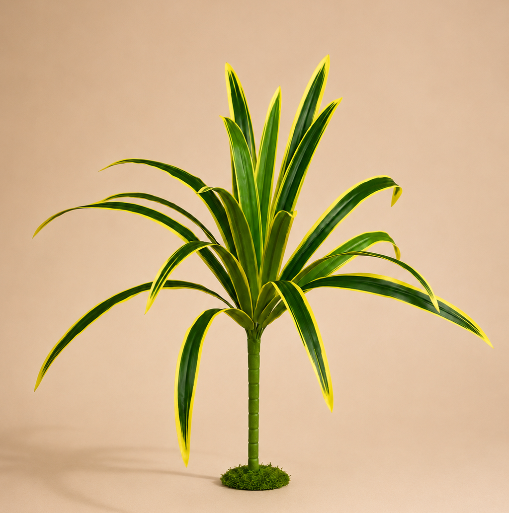 Dracaena artificiel — 60 cm, 18 Feuilles