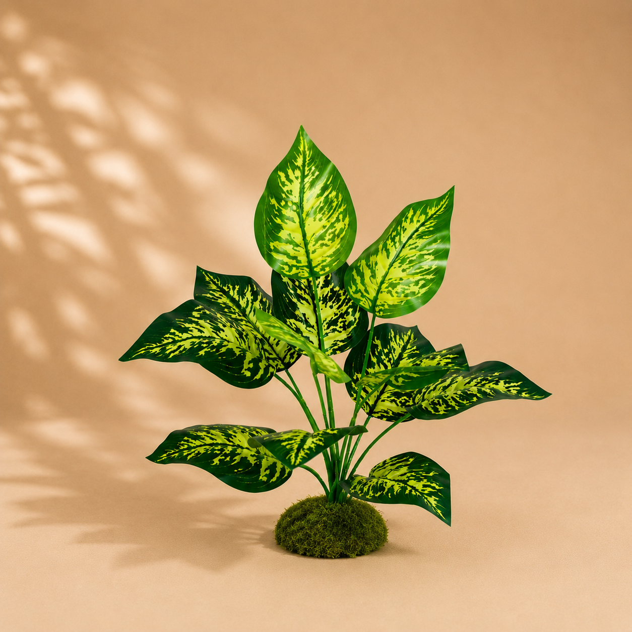 Dieffenbachia artificiel — 40 cm, 12 feuilles