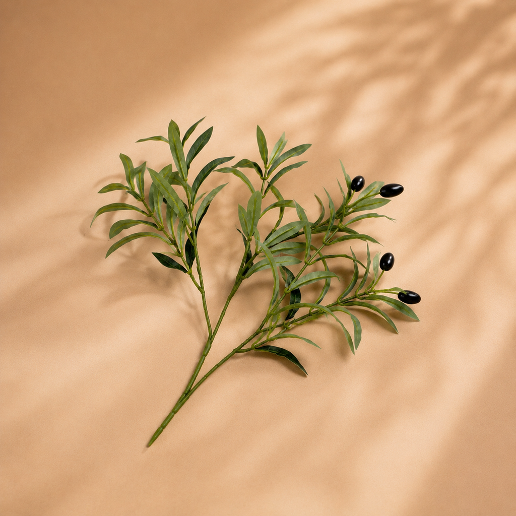 branche olivier artificiel - 45 cm