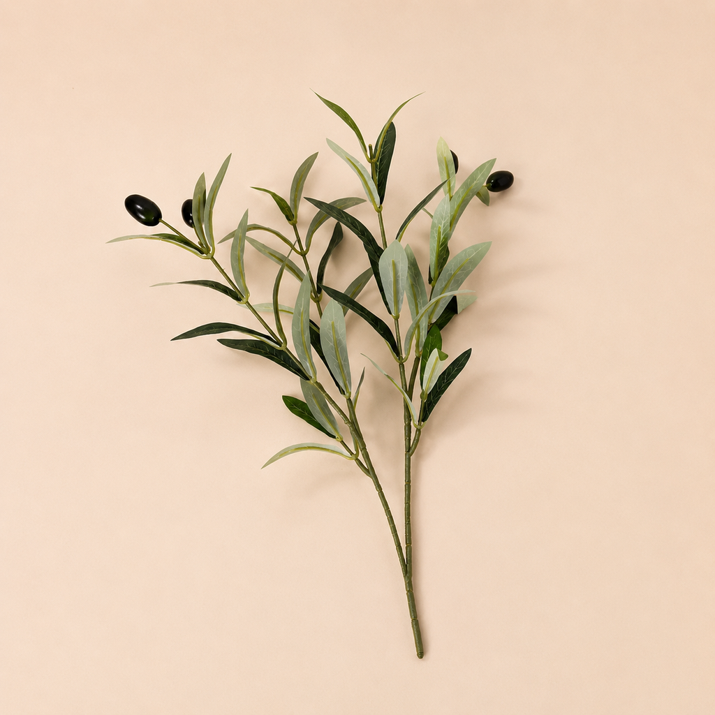 Branche olivier artificielle — 40 cm