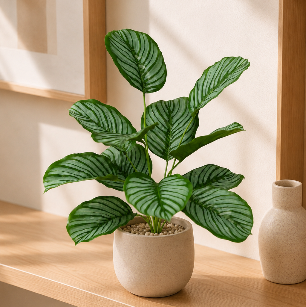 Calathea artificielle — 40 cm