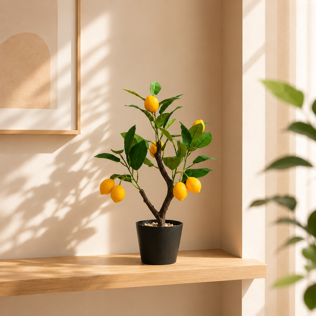 Petit Citronnier artificiel — 33 cm