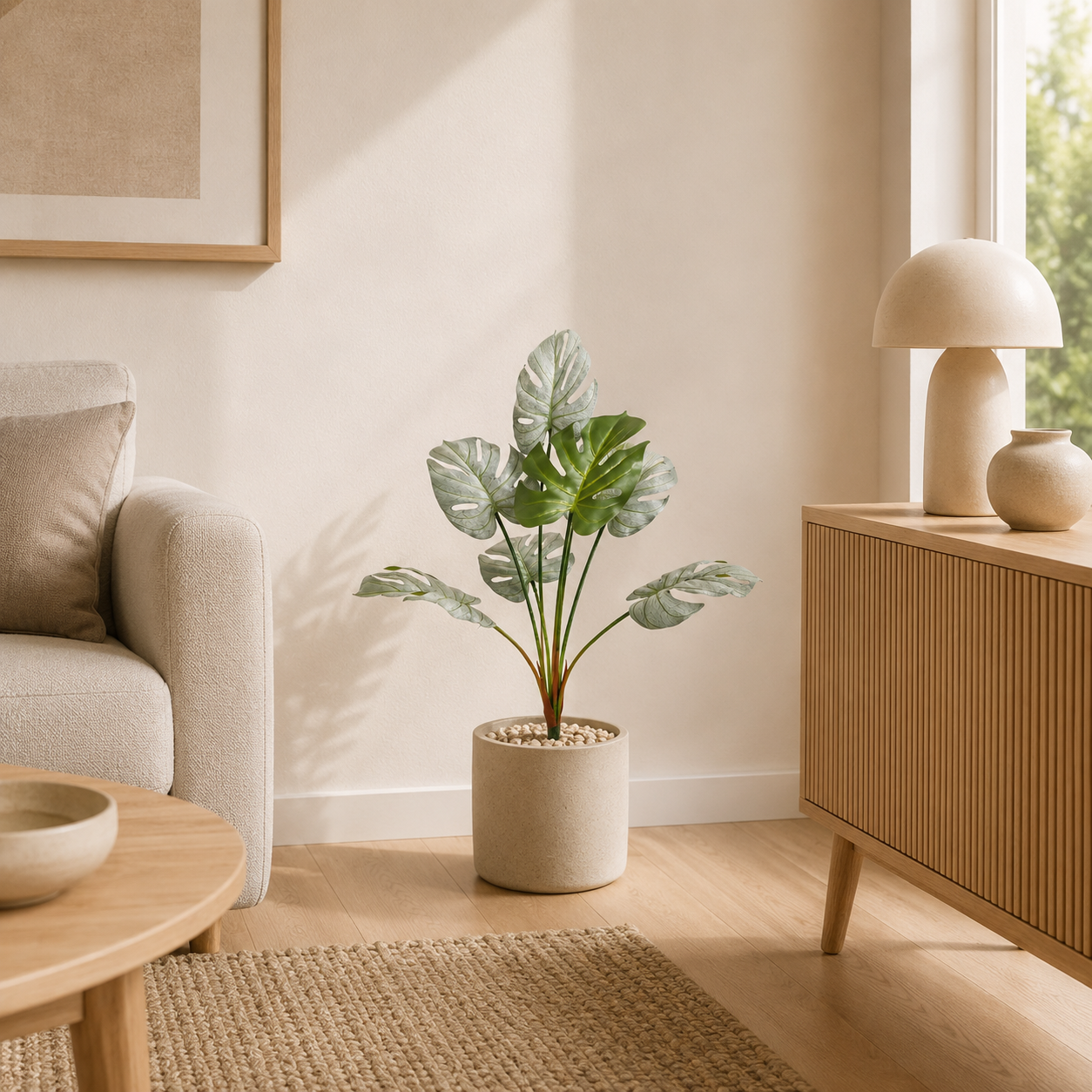 Monstera blanche — 70 cm