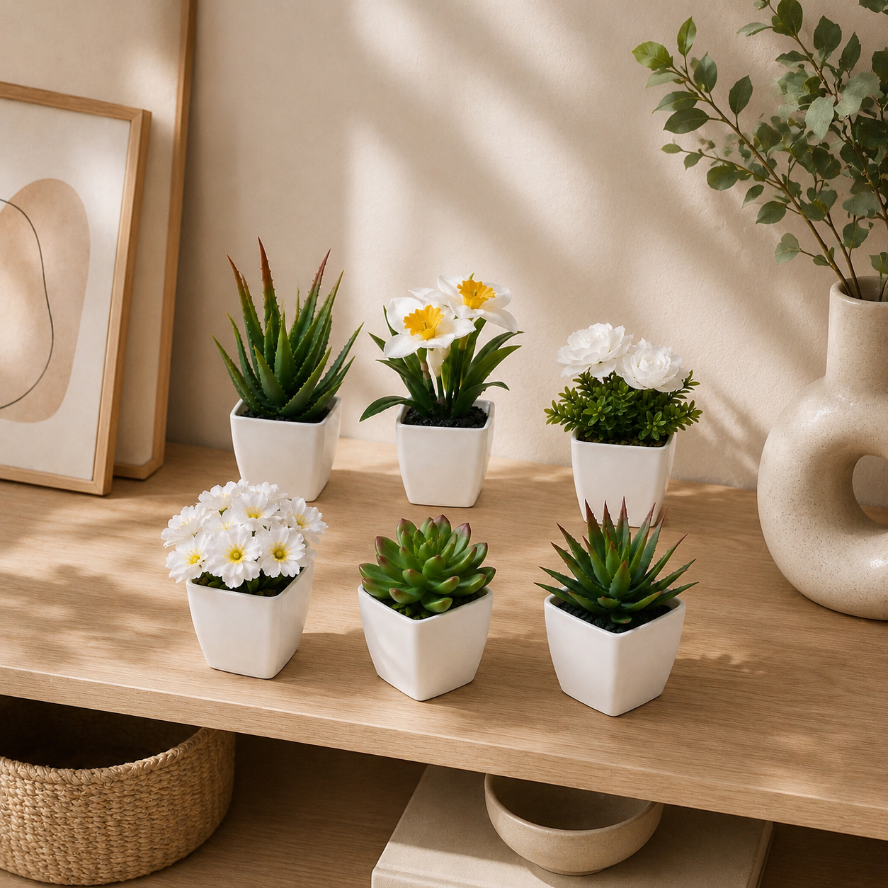 Petites plantes en pot — 6 plantes
