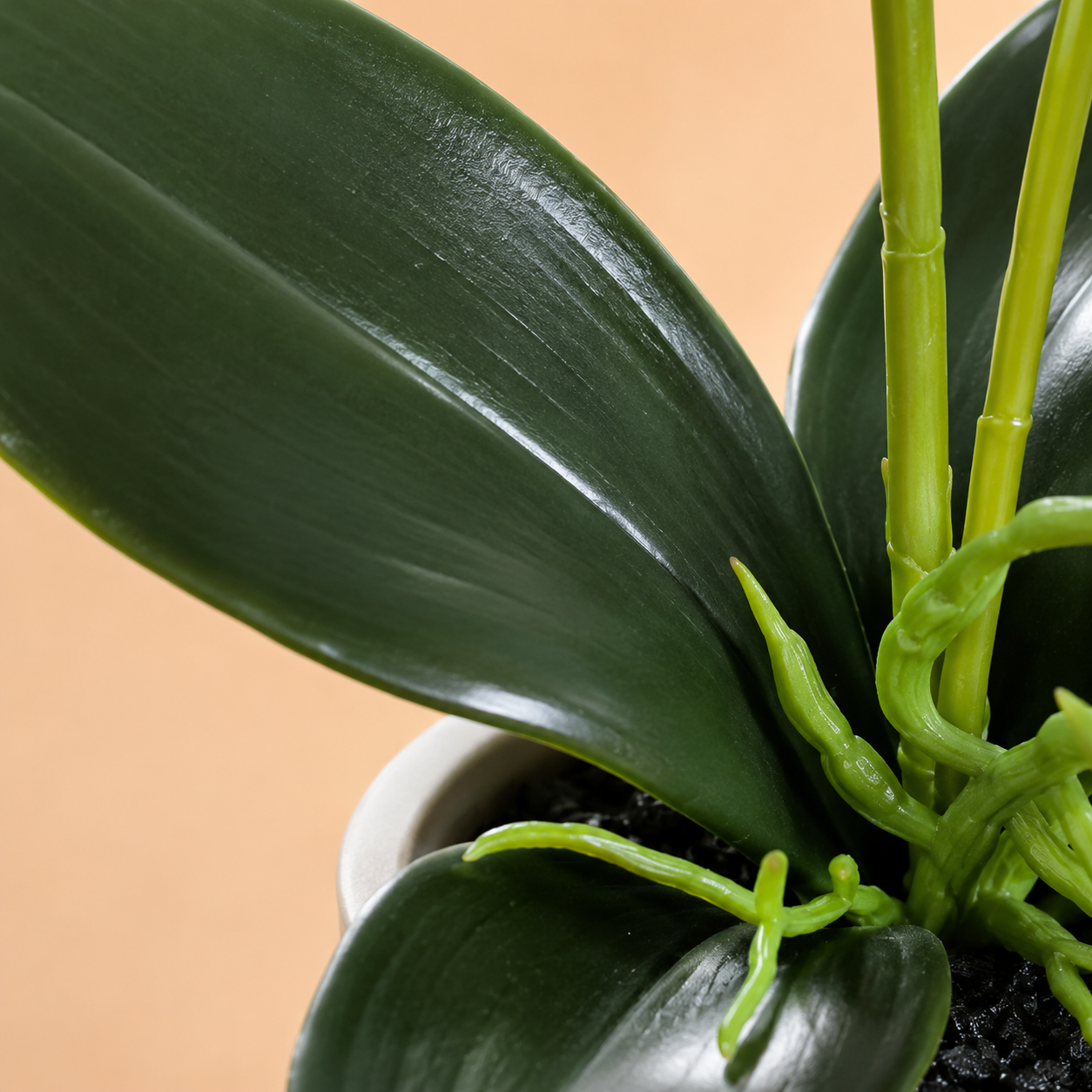 Orchidée rouge artificielle — 40 cm