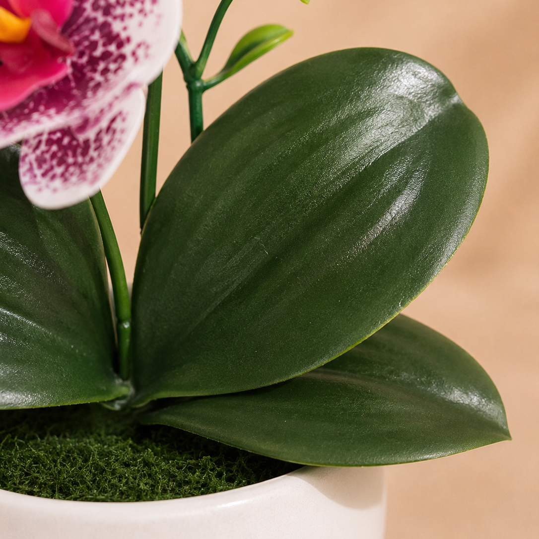 Orchidée pourpre artificielle — 26 cm